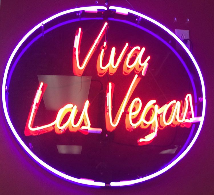 Viva Las Vegas! Sign at Charlie's