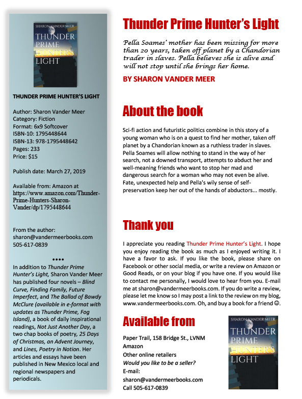 Thunder Prime Hunter's Light